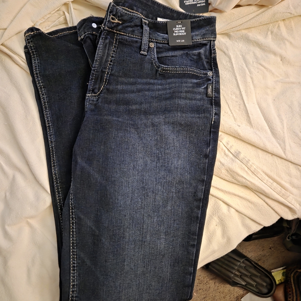 Silver Jeans Women's Skinny Jeans - Dark Blue